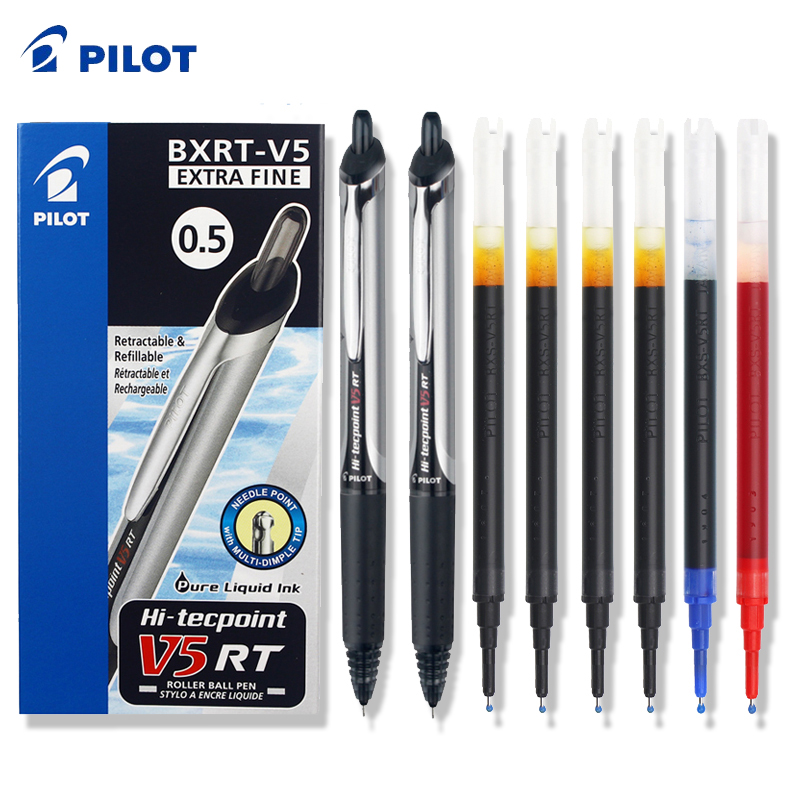 Pilot Pen V5 - Pilot BXRT-V5 Pulpen Gel Retractable, 0.5mm