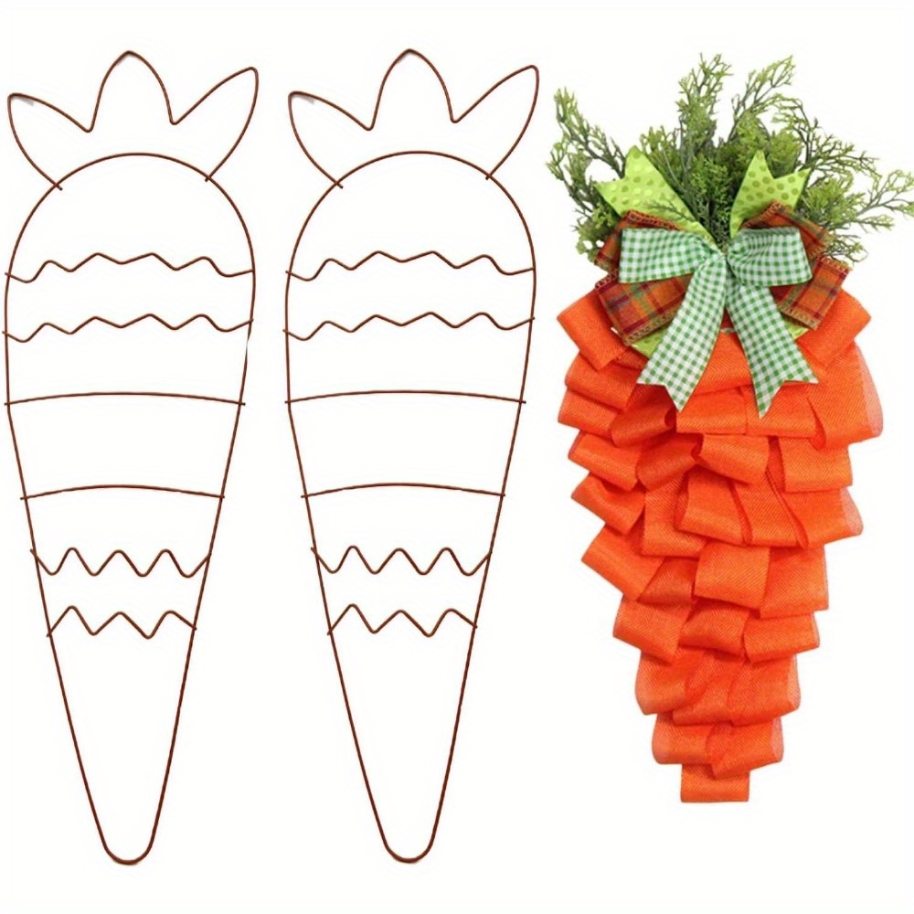 Wreath Form Wire - Bingkai Logam Karangan Bunga Kelinci Paskah,