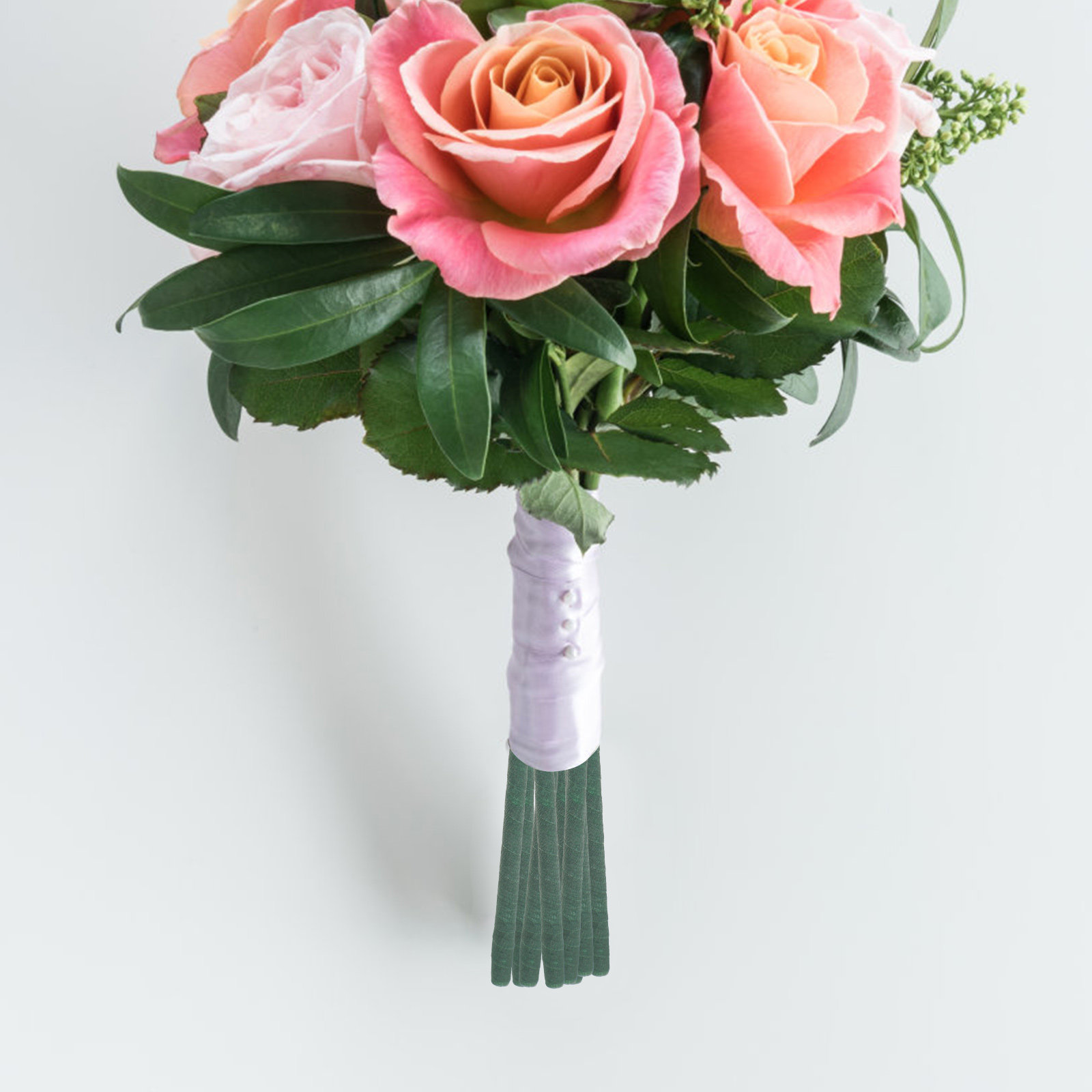 Floral Tape Green - 4Pcs Pita Florist Hijau Sedikit Elastis