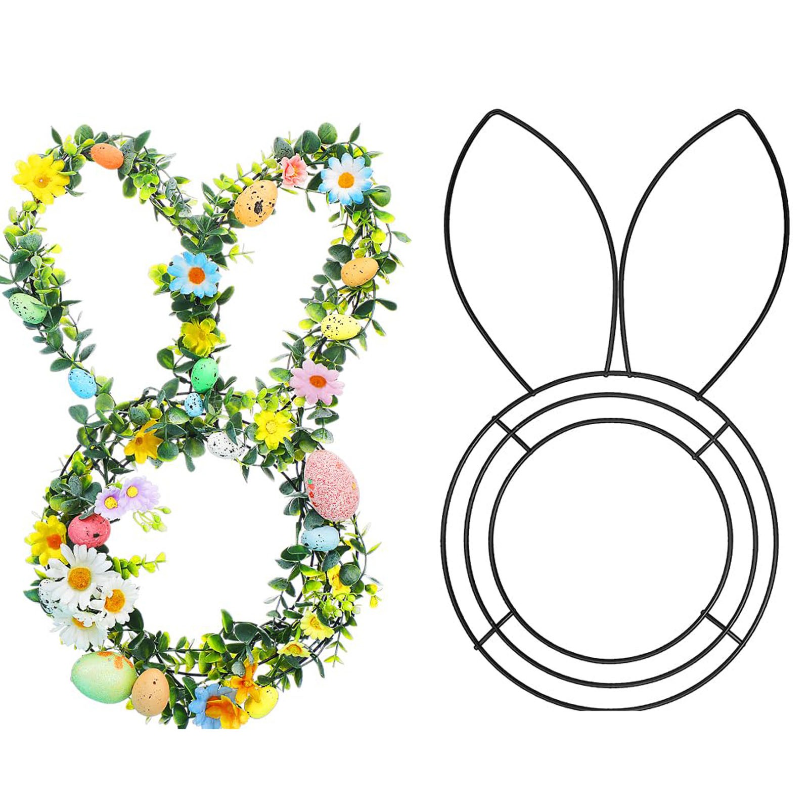 Wreath Form Wire - Bingkai Karangan Bunga Bentuk Kelinci Paskah