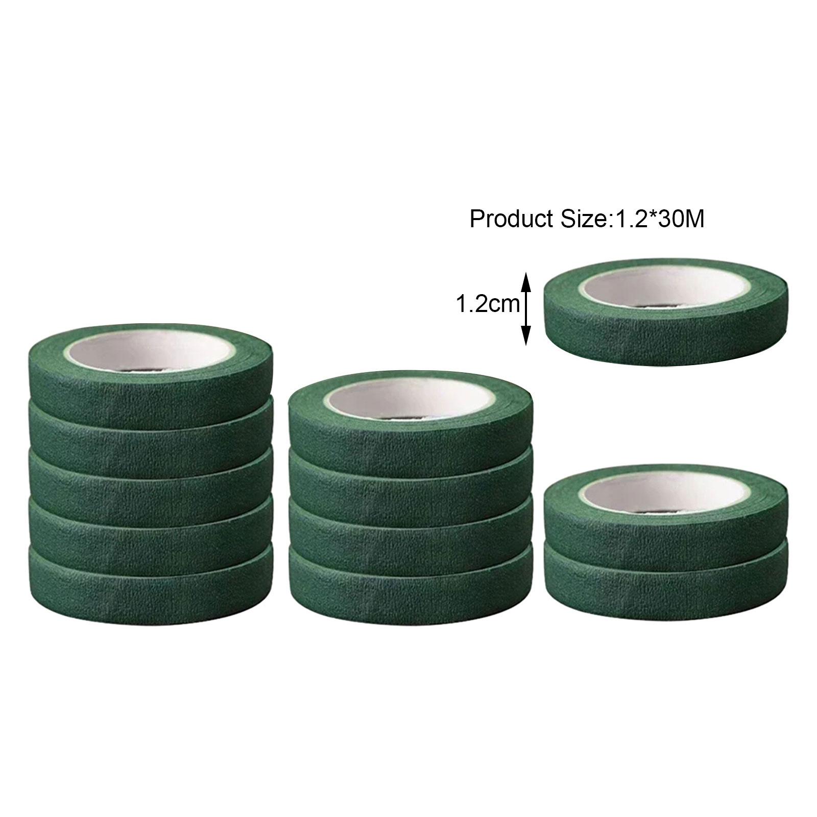 Floral Tape Green - 12 Gulungan Pita Bunga, Pita Bunga