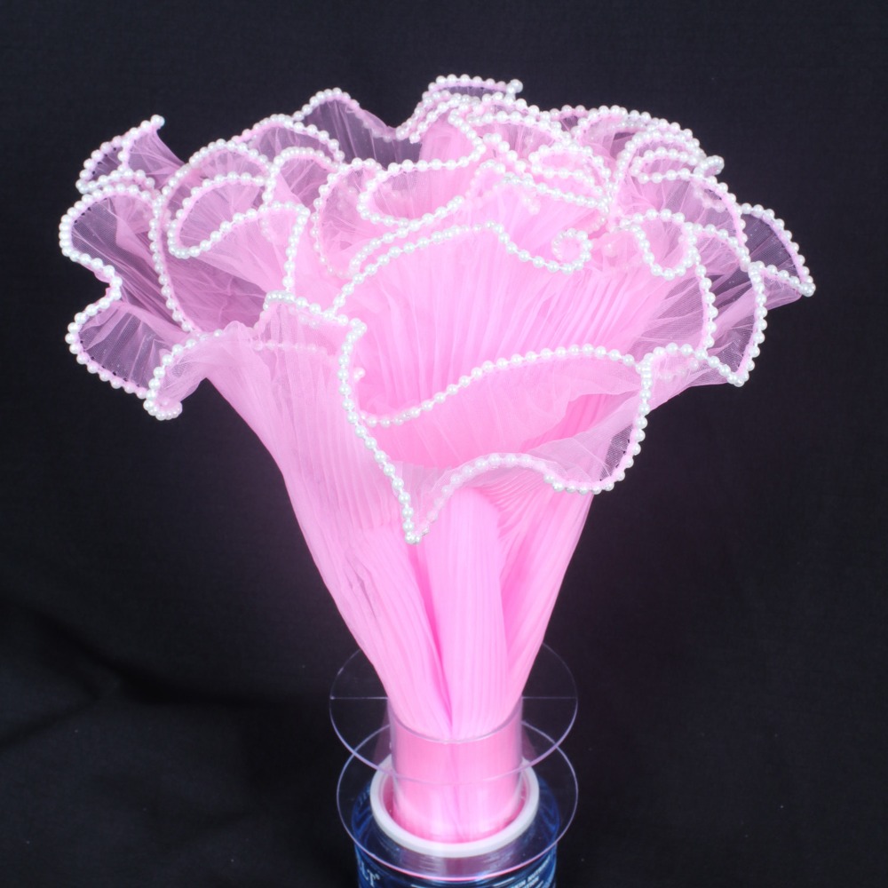 Florist Supply House - 28cmx4Yard Pembungkus Buket Bunga Benang Mutiara