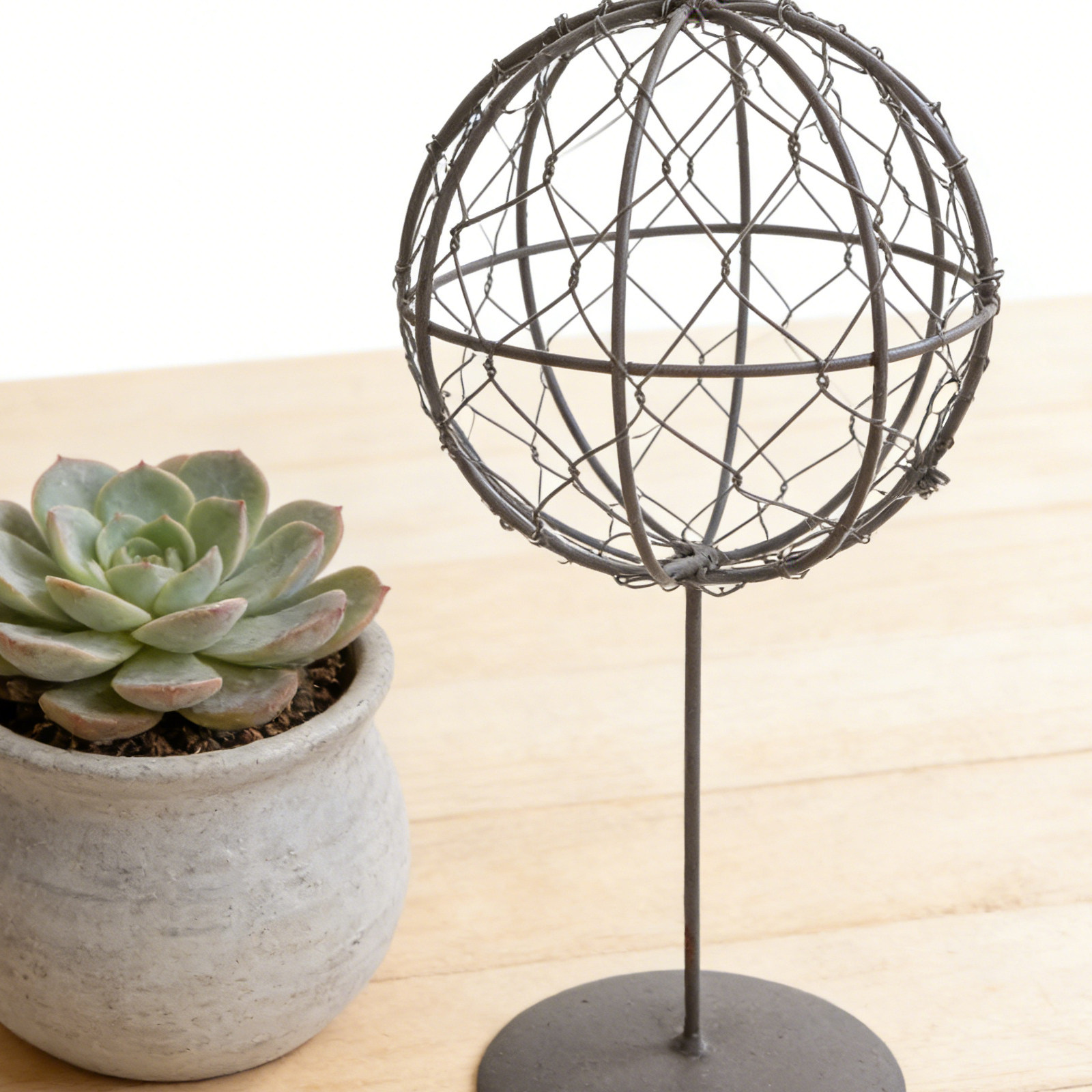 Wreath Form Wire - Bentuk Bola Kawat Besi 10 Inci