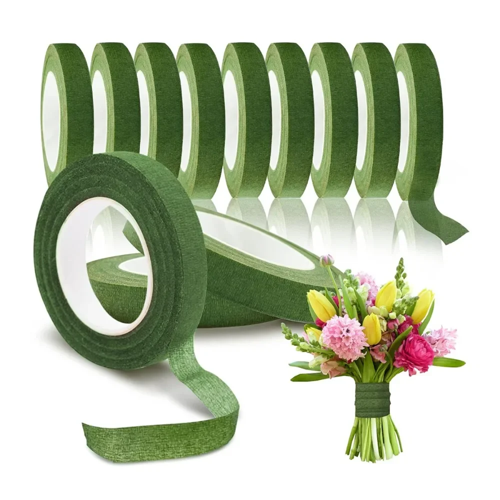 Floral Tape Green - Pita Bunga Cantik Hijau Pita Lengket