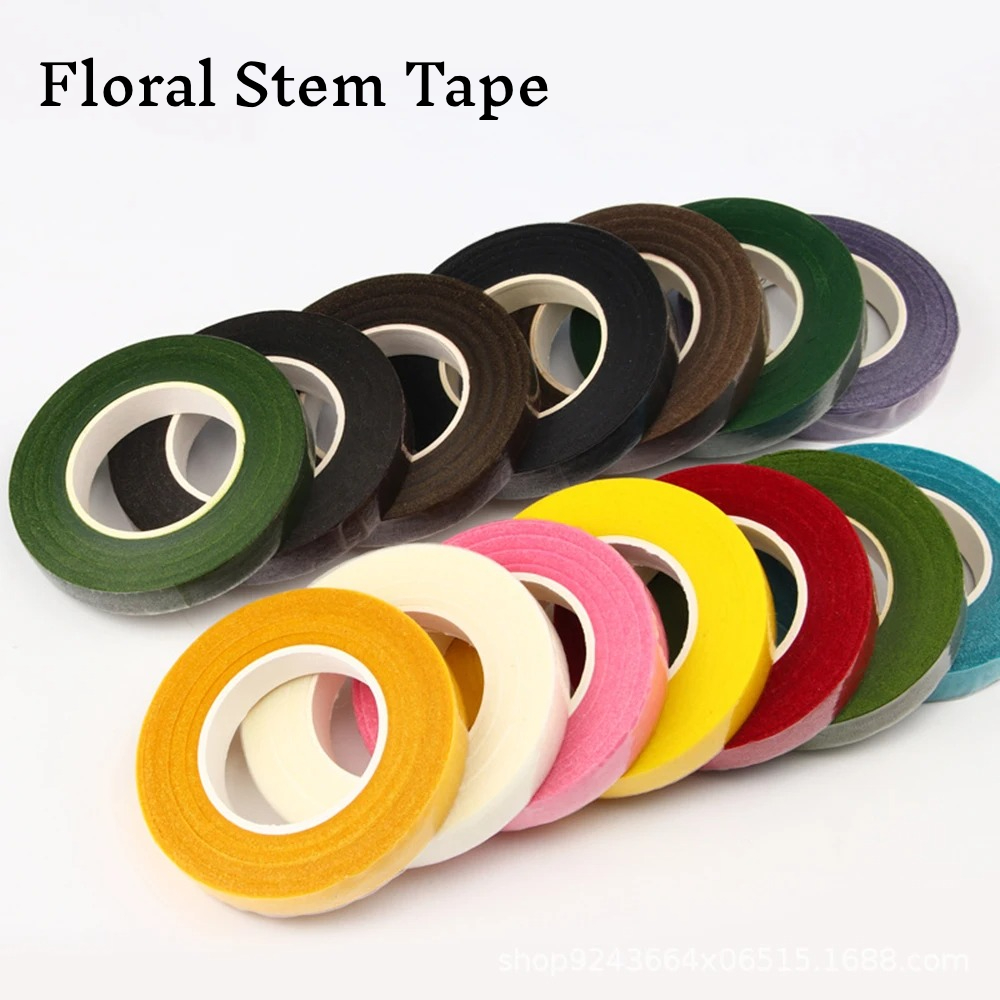 Floral Tape Green - Pita Bunga Hijau Perekat untuk Pembungkus