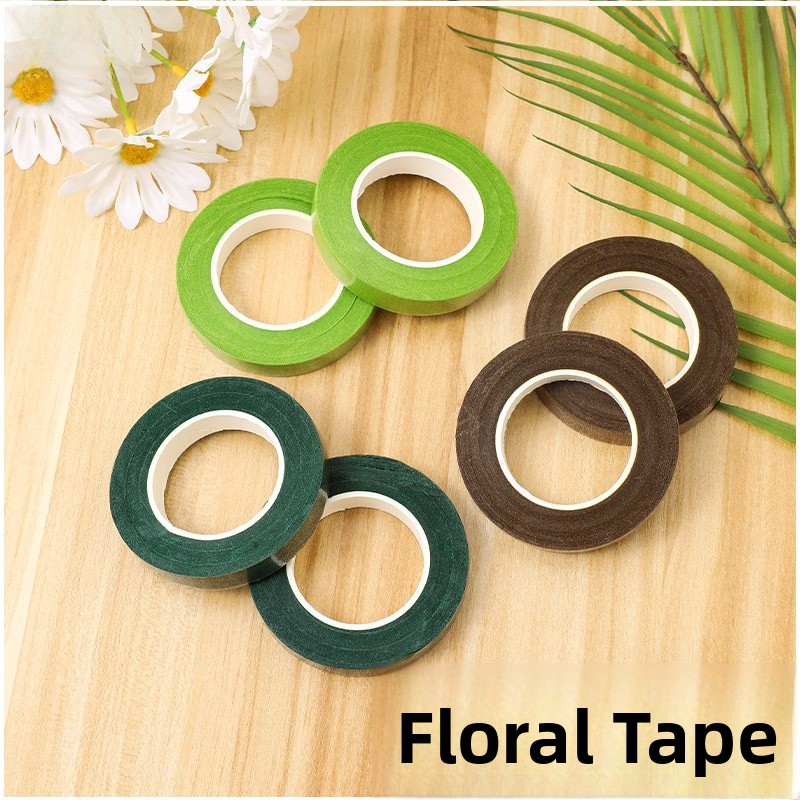 Floral Tape Green - Pita Buket Bunga Buatan Tangan, Tongkat