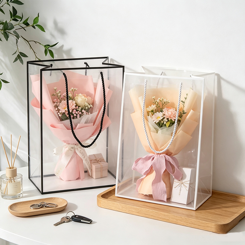 Florist Supply House - 1/3/10 Buah Kantong Plastik Transparan Tas