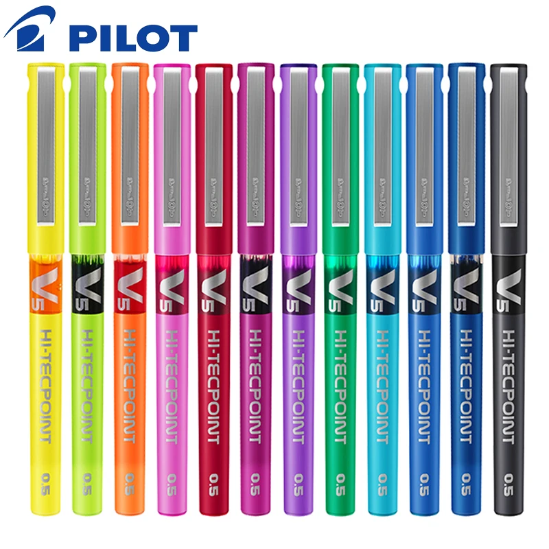 Pilot Pen V5 - 6/12 PILOT pena Gel jarum penuh