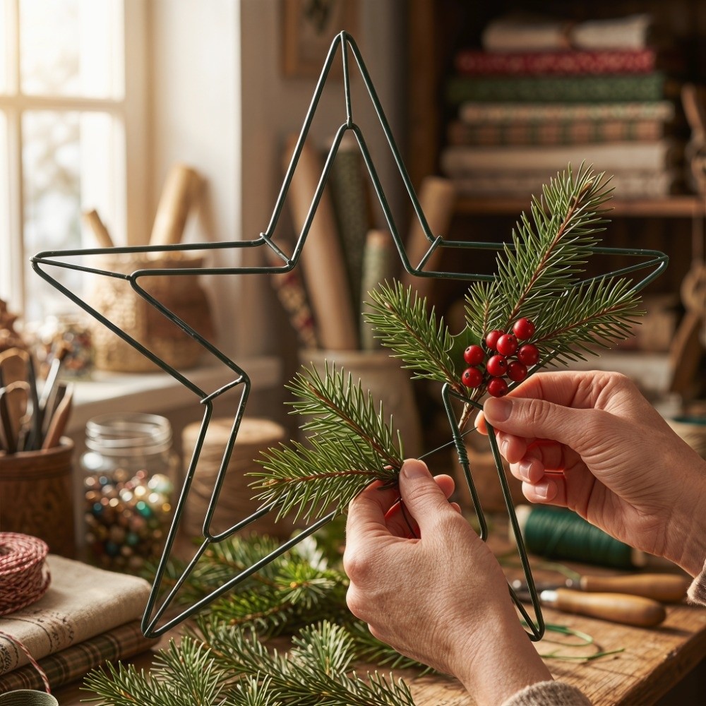 Bingkai Karangan Bunga Bintang - Wreath Form Wire ulasan dan harga