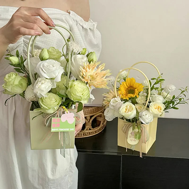 Bunga Kraft tas hadiah portabe - Florist Supply House ulasan dan harga