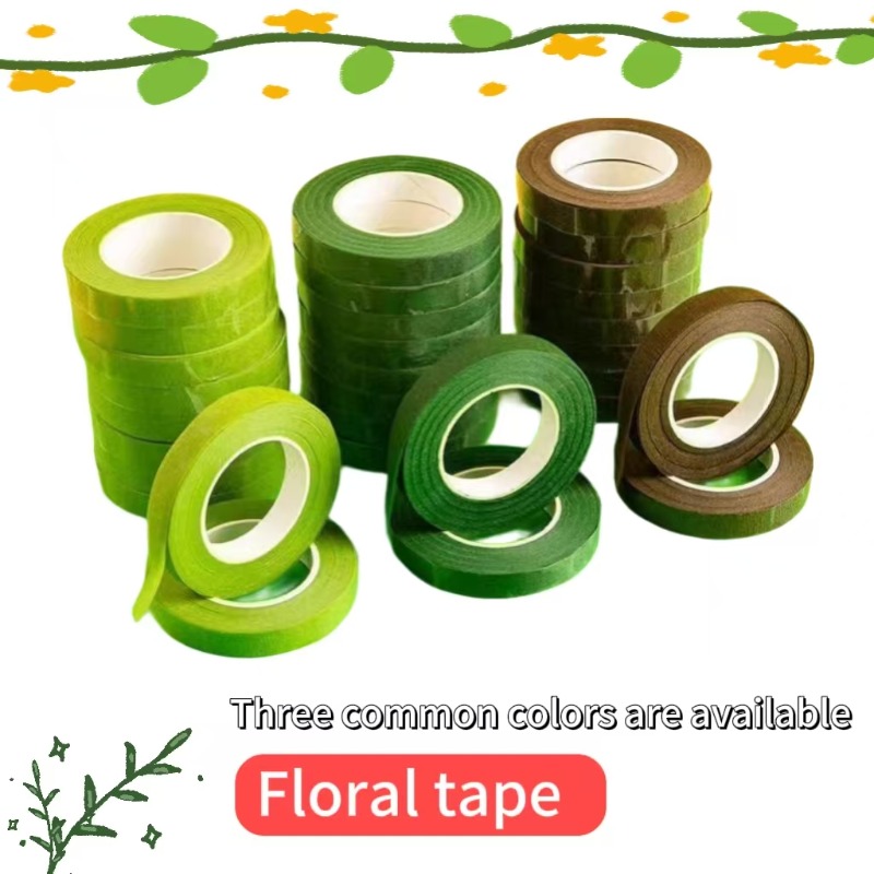 1-12 Gulungan Buket Hijau Pita - Floral Tape Green ulasan dan harga