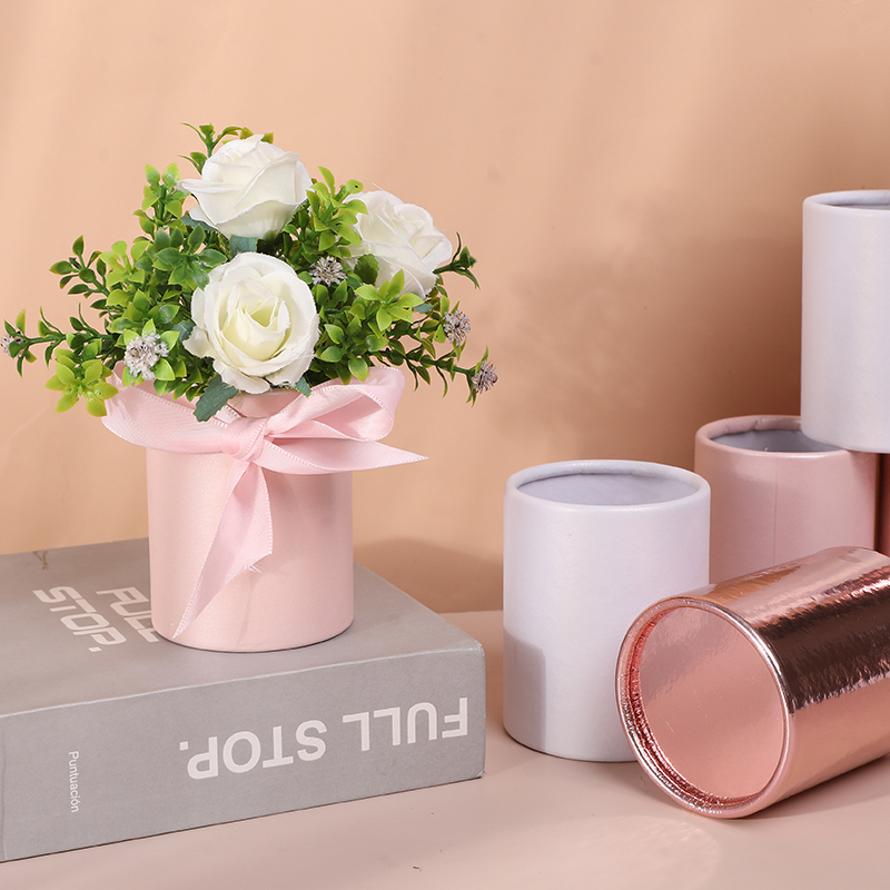 4 Buah Kotak Bunga Bulat Mini  - Florist Supply Paper ulasan dan harga