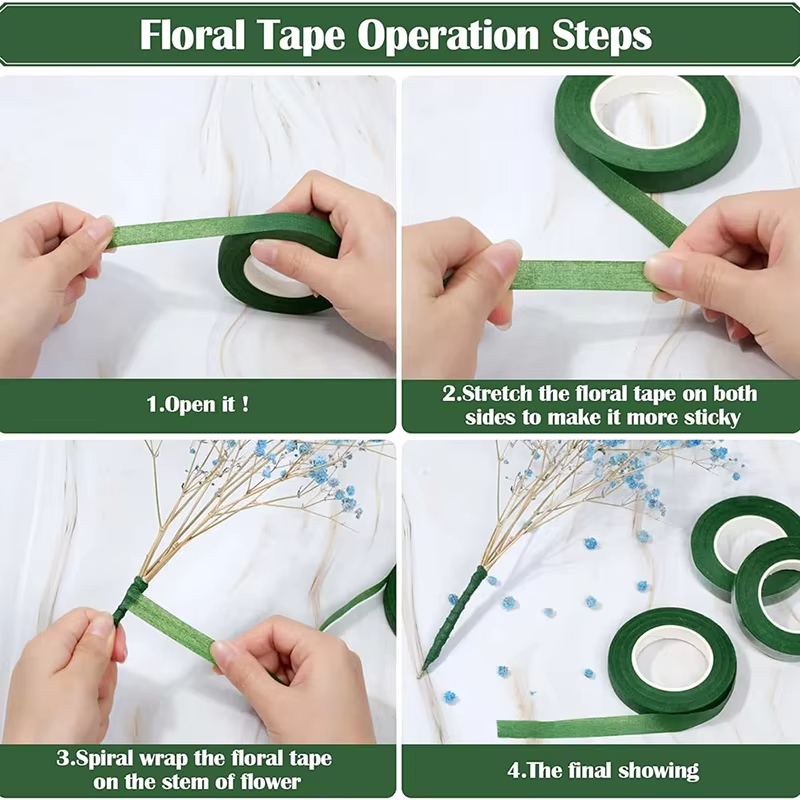 20Yard Pita Bunga Hijau Pita K - Floral Tape Green ulasan dan harga