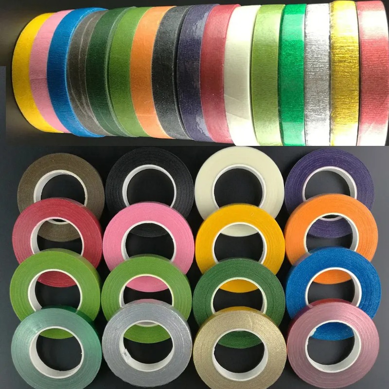 5PCS 30 Yard Pita Kertas Bunga - Floral Tape Green ulasan dan harga