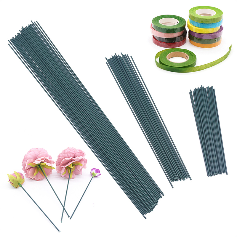 20Pcs 15/25/40Cm Bunga Buatan  - Floral Tape Green ulasan dan harga