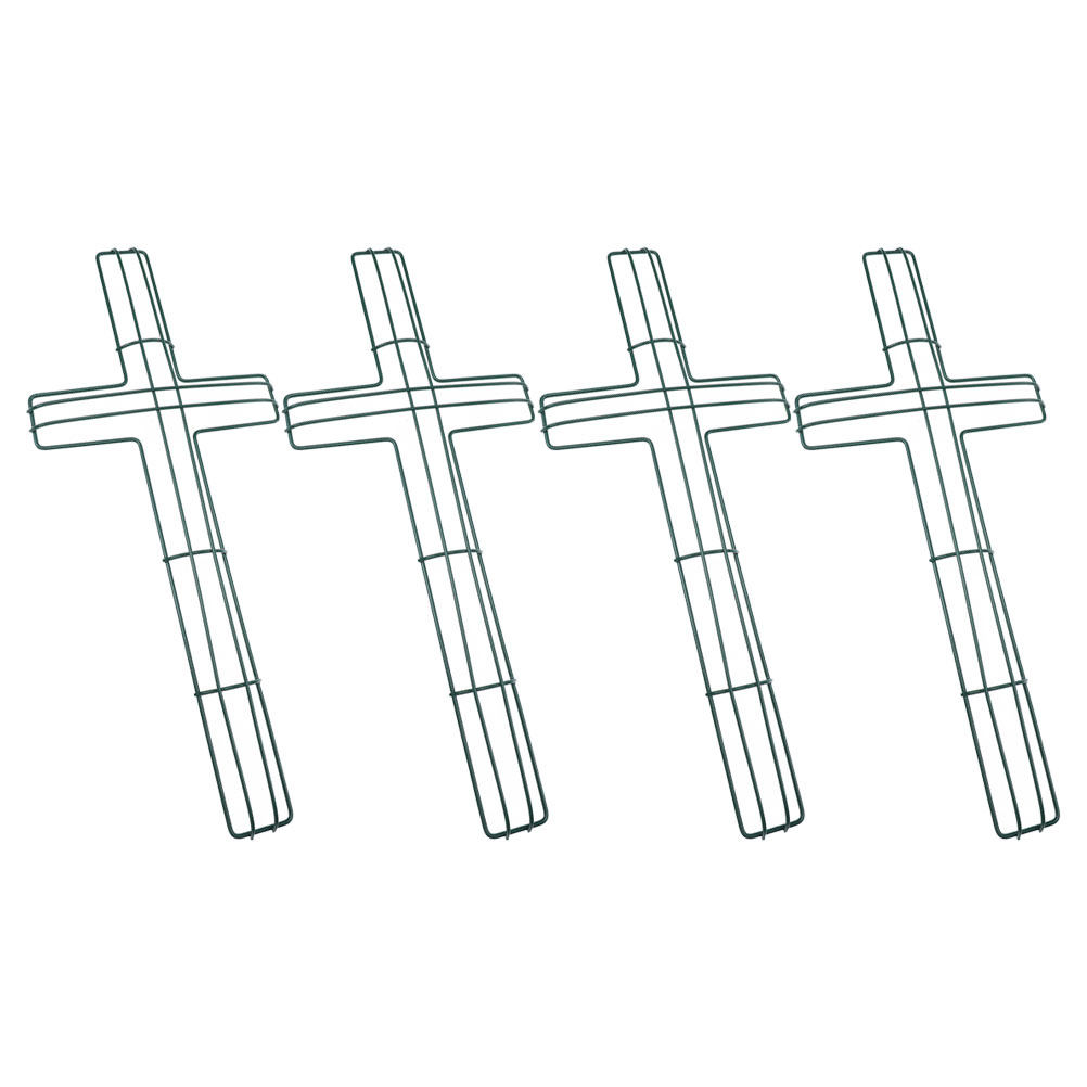 4Pcs Bingkai Besi Karangan Bun - Wreath Form Wire ulasan dan harga