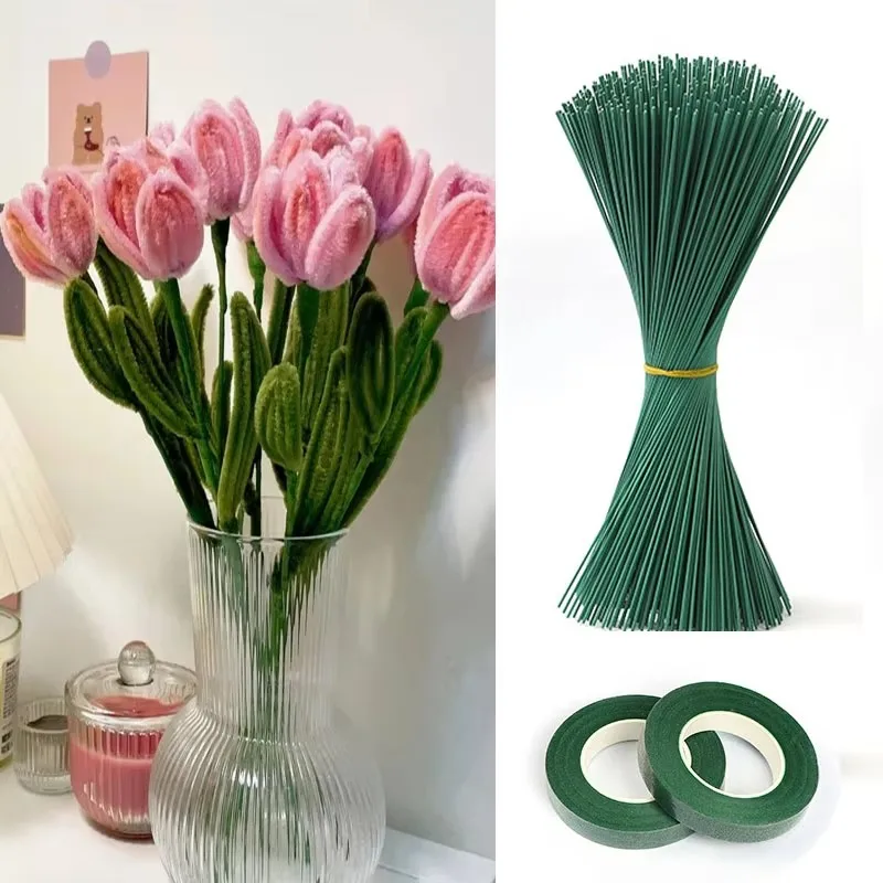 Batang Bunga Hijau DIY Bahan B - Floral Tape Green ulasan dan harga
