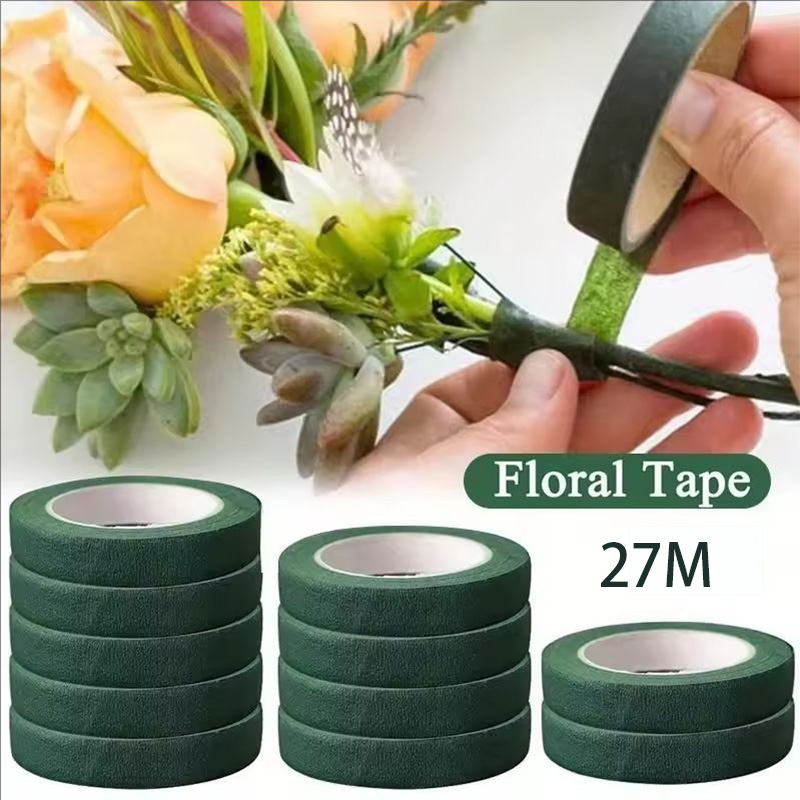 Pita Bunga 30 Yard 12MM, Pita  - Floral Tape Green ulasan dan harga