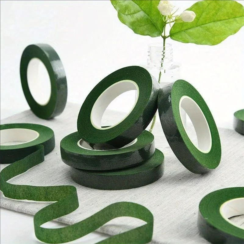 Pita Bunga 30 Yard 12MM, Pita  - Floral Tape Green ulasan dan harga