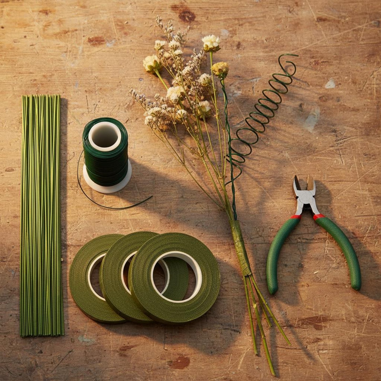 Perlengkapan Membuat Rangkaian - Floral Tape Green ulasan dan harga