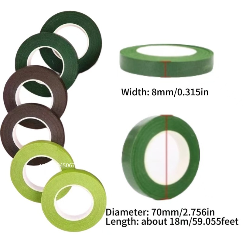 Pita Florikultura Warna Hijau  - Floral Tape Green ulasan dan harga