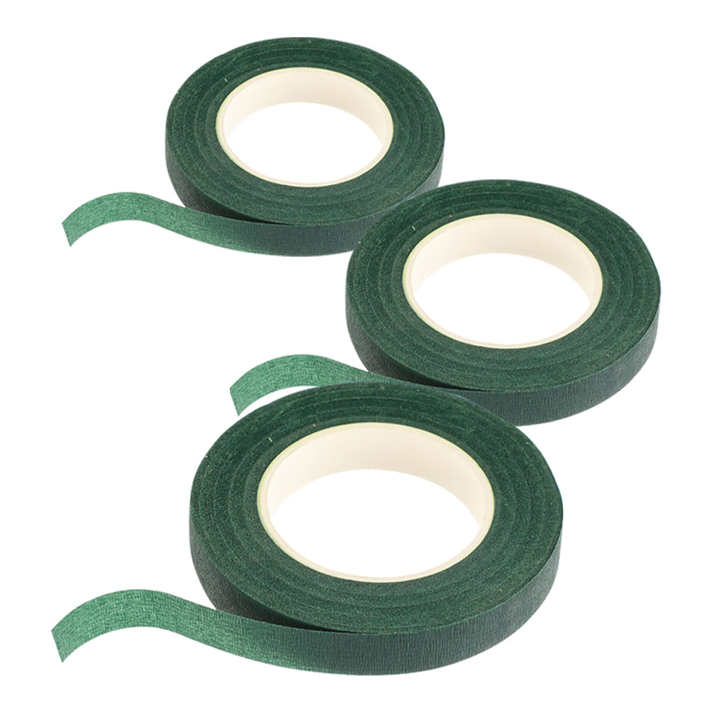 3Pcs Pita Bunga Hijau untuk DI - Floral Tape Green ulasan dan harga