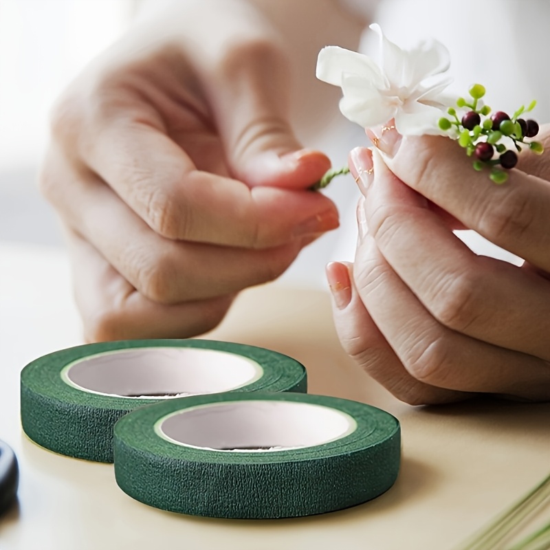 1. 8 Buah Pita Bunga Hijau Ber - Floral Tape Green ulasan dan harga
