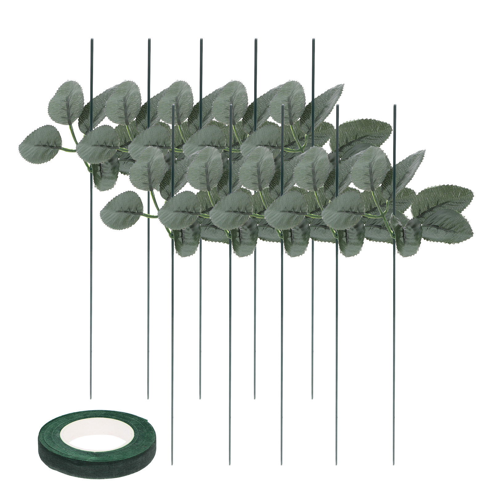 20Pcs Kit Rangkaian Bunga DIY  - Floral Tape Green ulasan dan harga