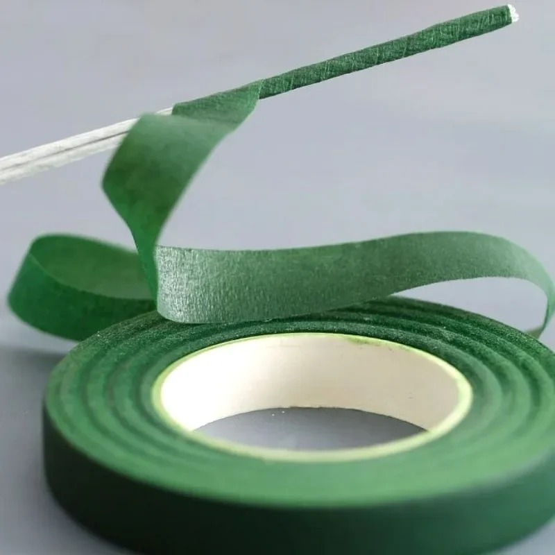 30/1x Pita Berkebun Perekat Di - Floral Tape Green ulasan dan harga